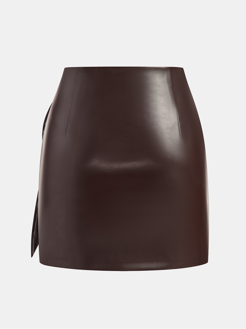 NWT Commense Mock Neck Top & Faux Leather Skirt Set, Size M - Picture 2 of 5